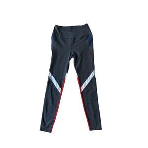 Bandier x Splits59 Red Blue Grey leggings sz small​​​​